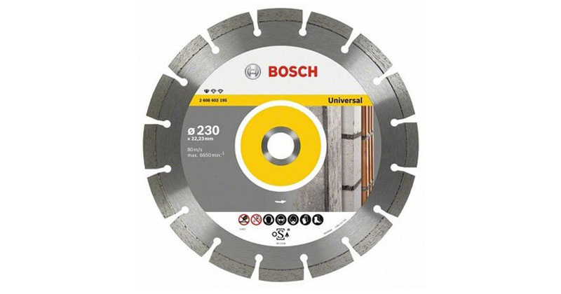 Đĩa cắt kim cương 230x22.2mm đa năng Bosch 2608602195