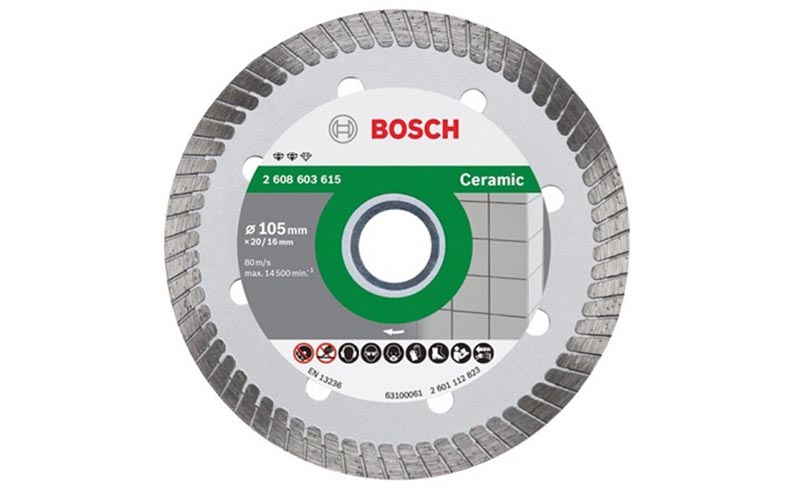 Đĩa cắt kim cương Turbo 105x16mm ceramic Bosch 2608603615
