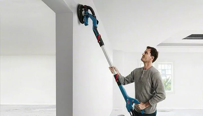 Máy chà nhám Bosch GTR 550 đánh bóng trần nhà