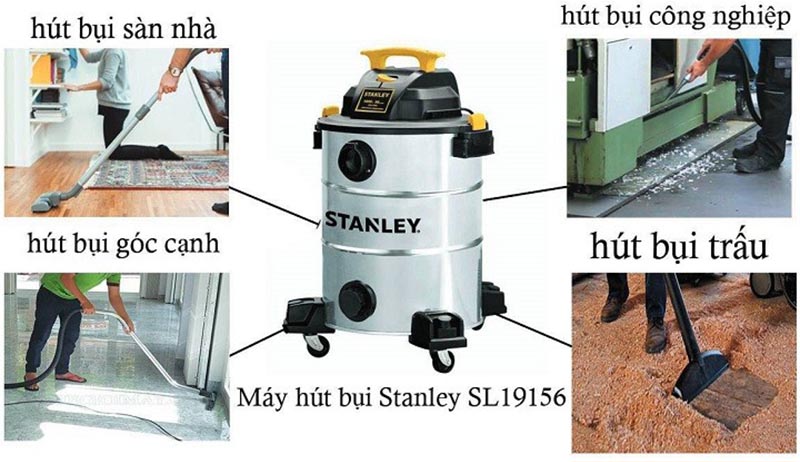 Máy hút bụi công nghiệp Stanley USA SL19156
