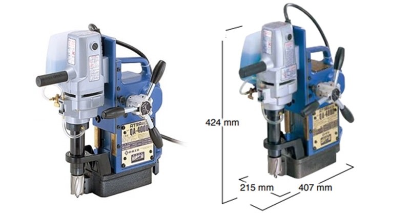 Máy khoan từ Nitto Kohki QA-4000 có công suất 680W, tuổi thọ cao