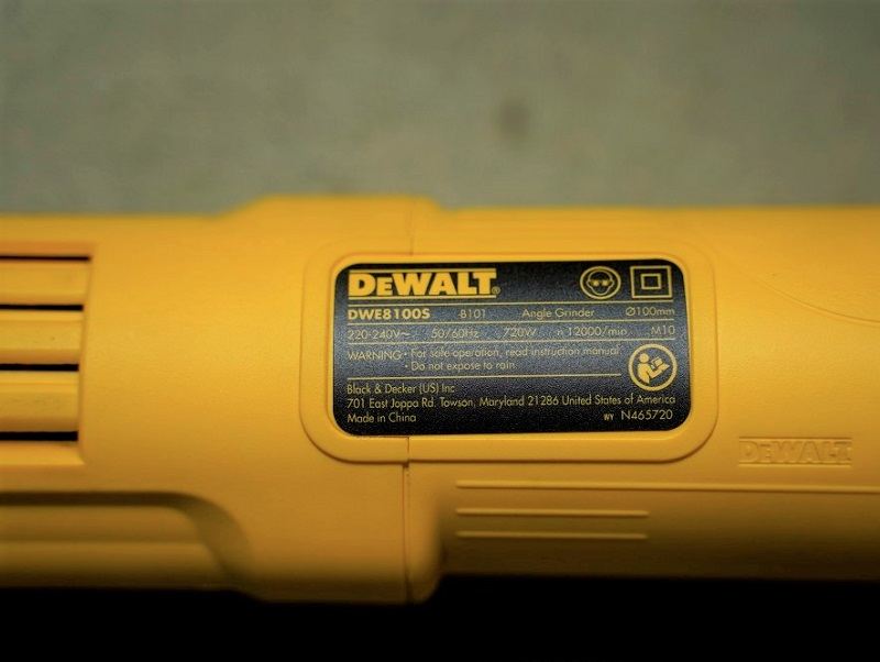 Thông số kỹ thuật của Dewalt DWE8100S-B1
