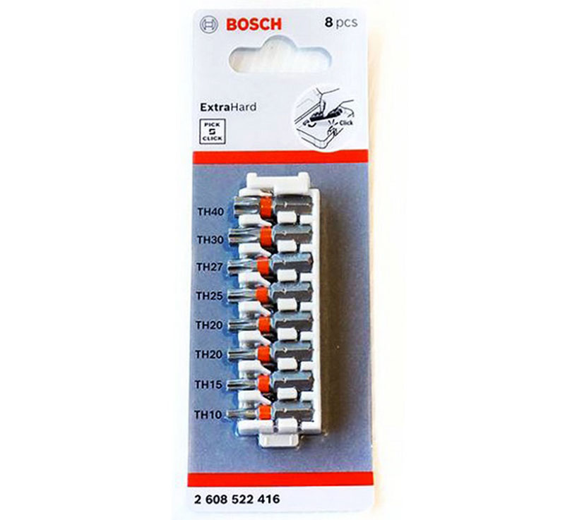 Bộ vặn vít extra hard 25mm đầu Torx Bosch 2608522416