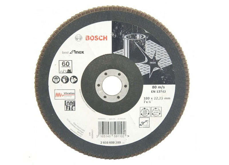 Đĩa nhám xếp P60 Ø180mm Bosch 2608608289