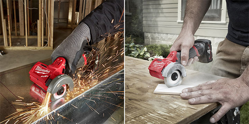 Máy cắt pin Milwaukee M12 FCOT-0X dùng để cắt gạch