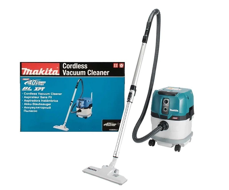 Máy hút bụi dùng pin Makita VC003GLZ 40V MAX có hiệu suất hút mạnh mẽ, đầu hút linh hoạt