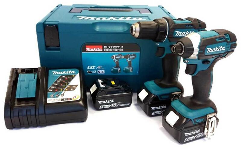 Bộ máy khoan, vặn vít Makita DLX2423AJ 18V 