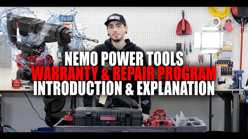 Nemo Power Tools là hãng cung cấp dụng cụ điện dùng pin dưới nước 