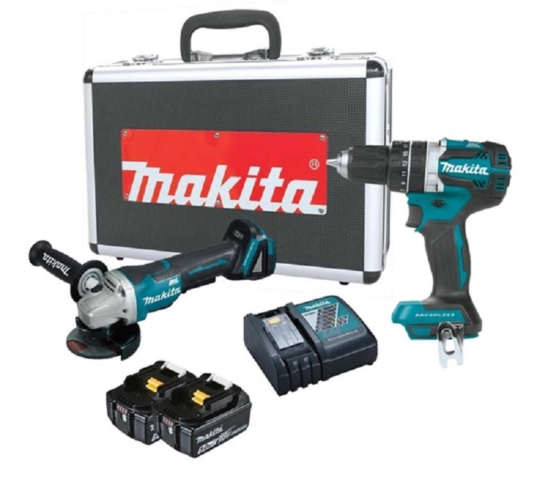 Bộ máy khoan, máy mài góc Makita DLX2426TX1 18V