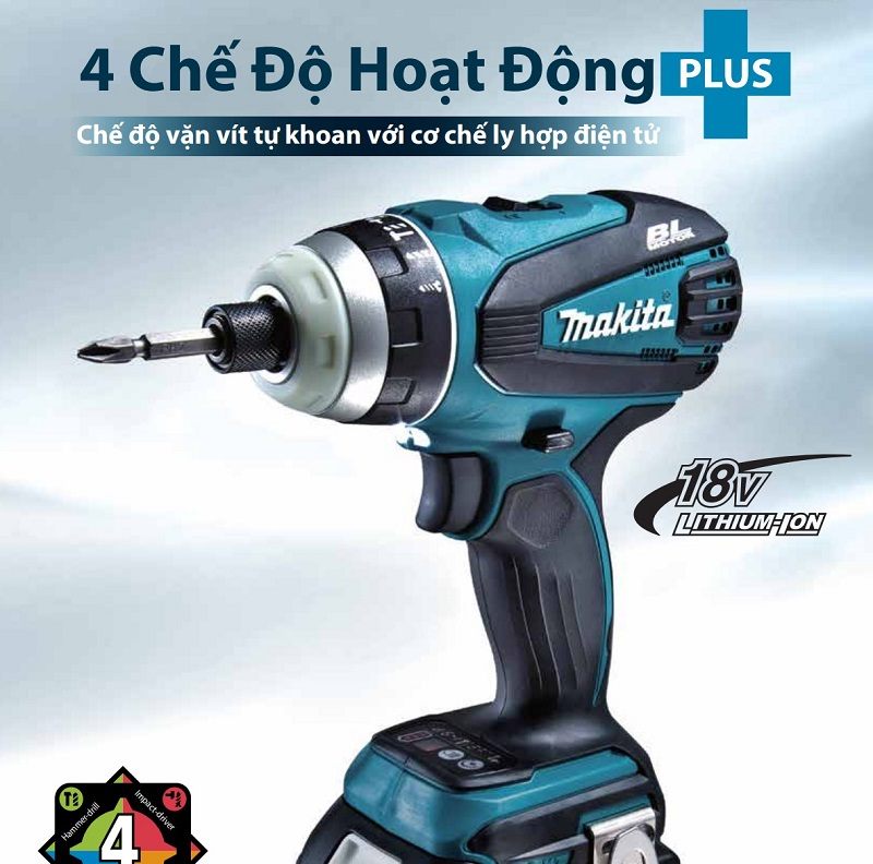 Máy vặn vít dùng pin Makita DTP141RTE 