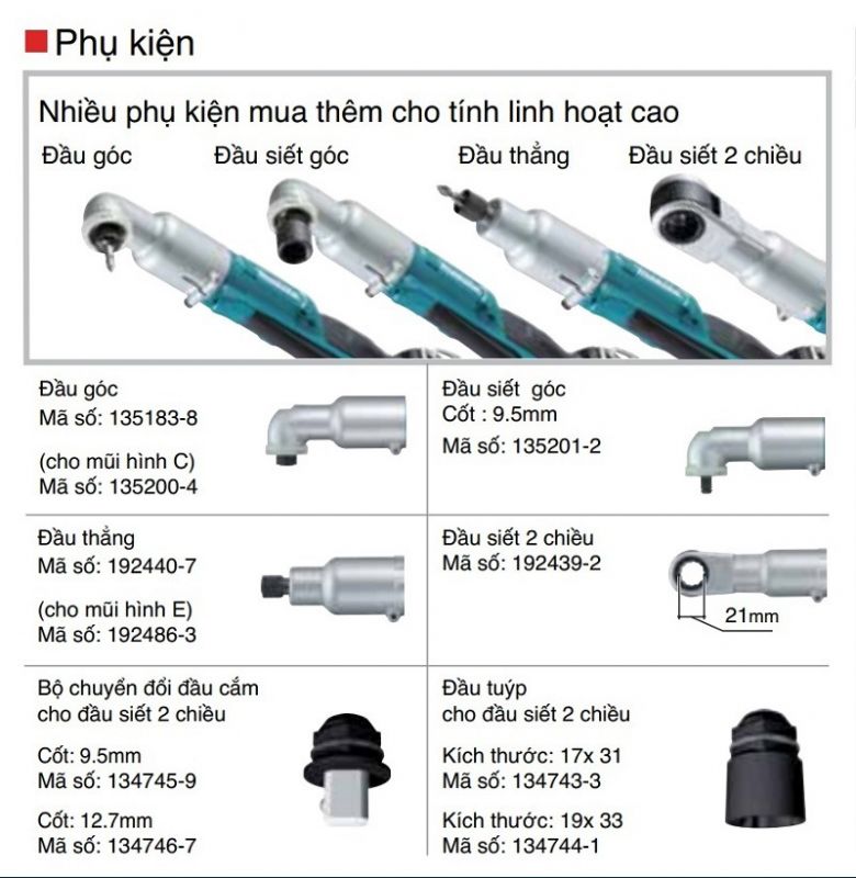 Phụ kiện đi kèm