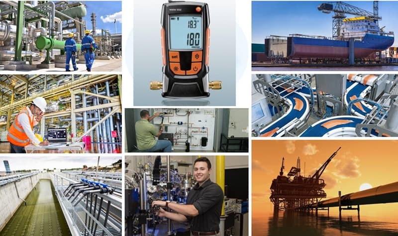 Máy đo áp suất được ứng dụng nhiều trong sản xuất công nghiệp