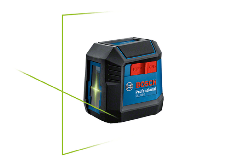 Tính năng nổi bật của máy cân mực Laser tia xanh Bosch GLL 50 G( new)