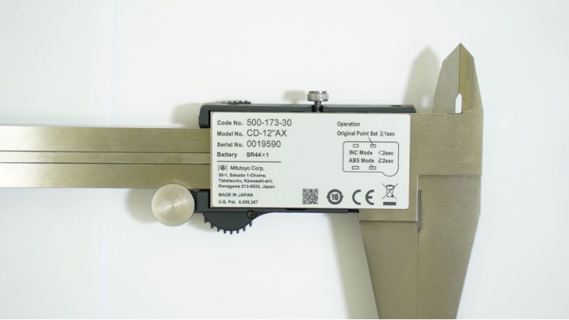 Nhãn của thước kẹp điện tử Mitutoyo 500-173-30