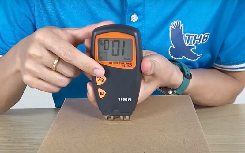 MD-916 đo độ ẩm trên nhiều loại giấy có độ chính xác cao