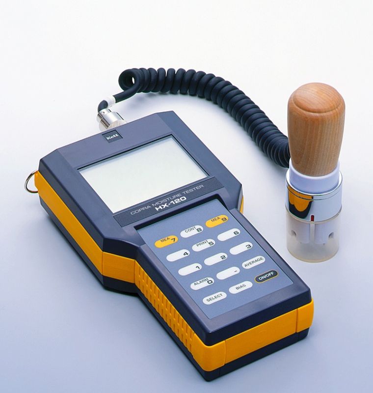 Máy đo độ ẩm vỏ dừa khô Kett HX-120 đo chính xác