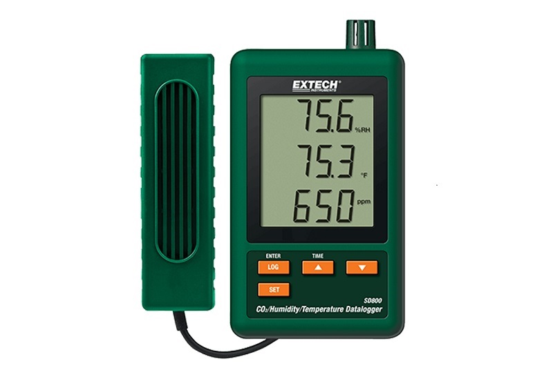Đặc điểm nổi bật của máy ghi dữ liệu CO2, nhiệt độ, độ ẩm Extech SD800