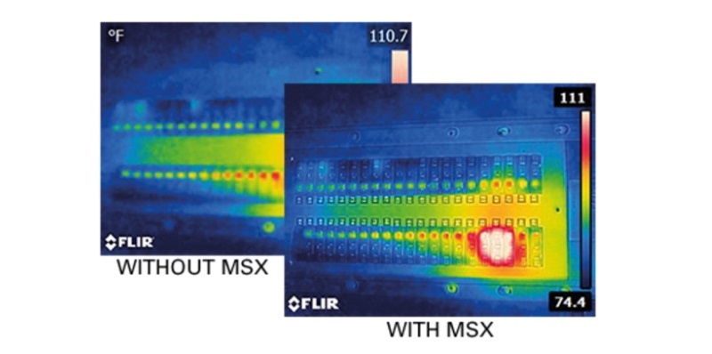Camera nhiệt hồng ngoại Flir E8 Pro cải thiện hình ảnh nhiệt với độ rõ nét cao nhờ FLIR MSX®