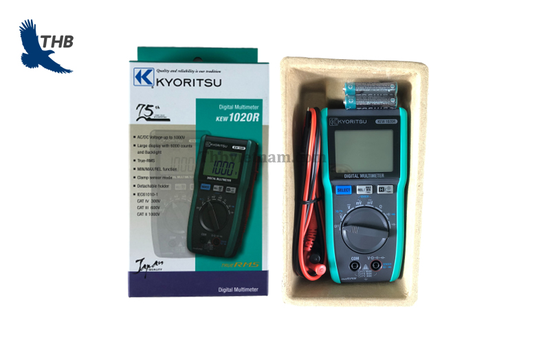 True RMS trên đồng hồ đo Kyoritsu 1020R cho phép đo chính xác