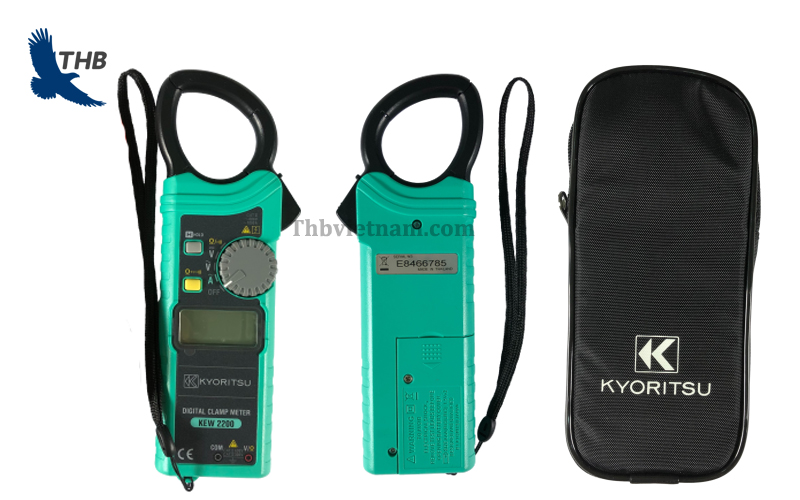 Ampe kìm Kyoritsu 2200 mang thiết kế đơn giản, dễ dùng