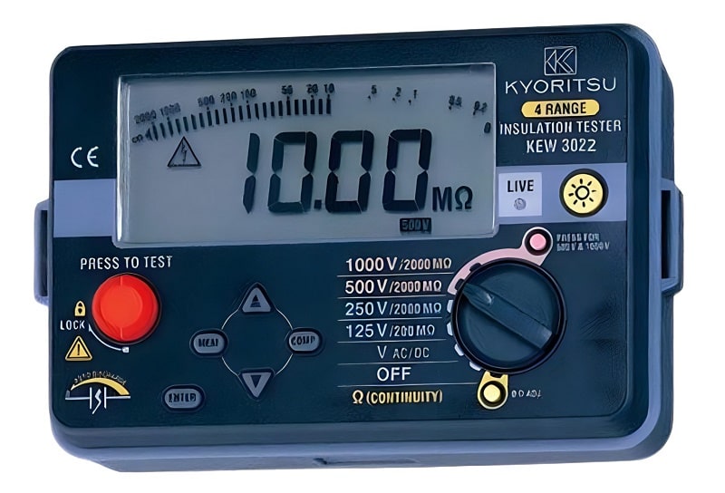 Đồng hồ đo điện trở cách điện Kyoritsu 3022 tuổi thọ cao