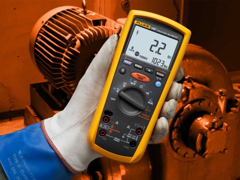 Fluke 1587 FC đo điện trở cách điện cho máy móc công nghiệp