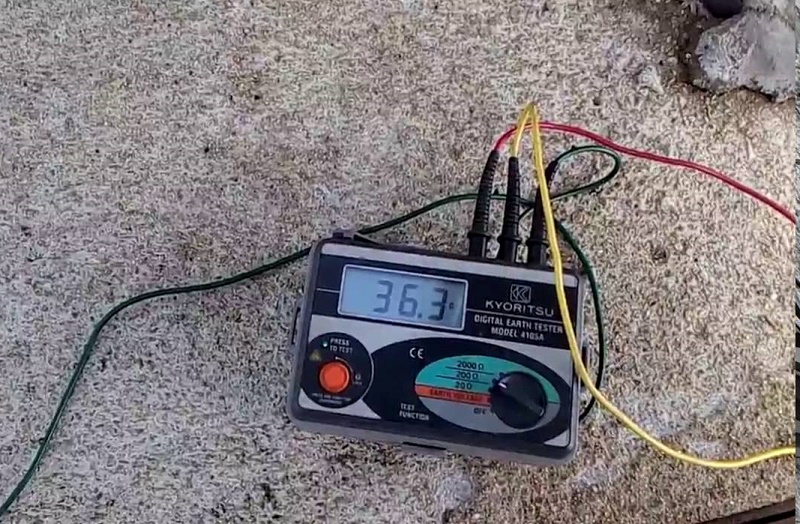 Đồng hồ đo điện trở đất dùng cọc đo