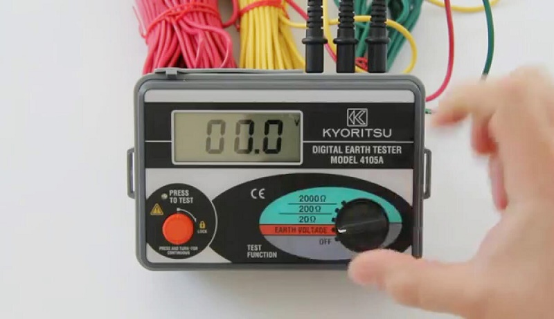 Máy đo điện trở đất Kyoritsu đo điện trở chính xác