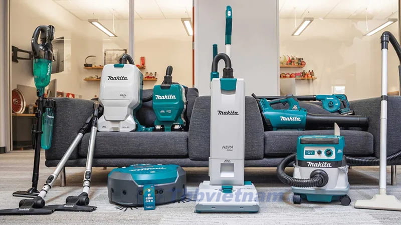 Máy hút bụi Makita đa dạng mẫu mã, dung tích chứa
