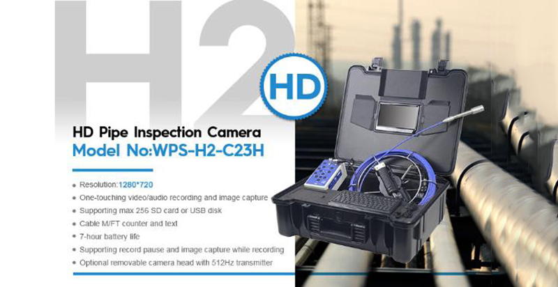 Camera nội soi đường ống HD H2 C23H 30m