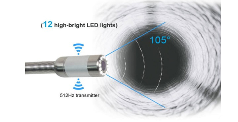 Camera đi kèm với 12 đèn LED cho ánh sáng mạnh mẽ