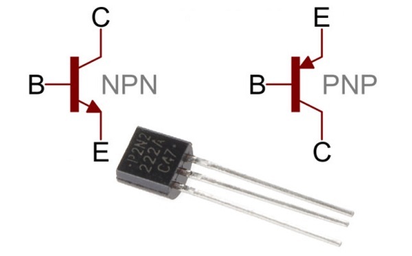 Các định chân của transistor đơn giản