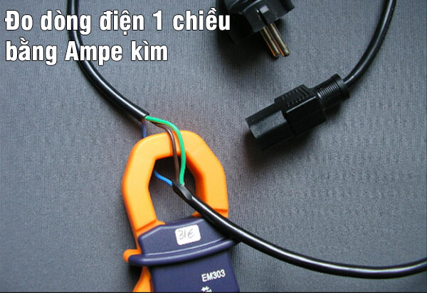 Cách đo ampe kìm đo dòng điện 1 chiều DC đơn giản
