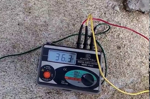 Máy đo điện trở đất kiểm tra hệ thống nối đất, chống sét