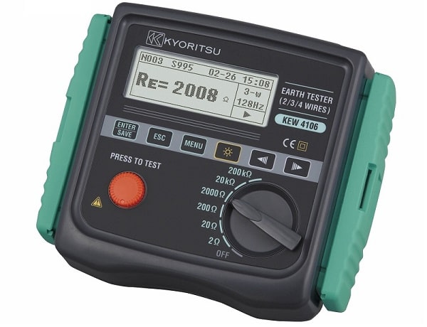 Đồng hồ đo điện trở đất Kyoritsu 4106