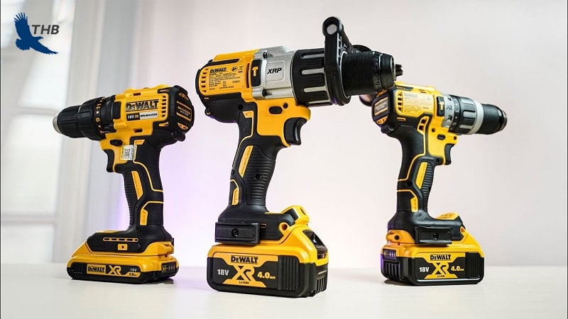 Khoan pin Dewalt 18V được sử dụng phổ biến