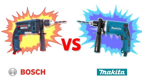 So sánh máy khoan Bosch và máy khoan Makita