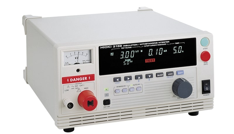 Máy kiểm tra điện cao áp được dùng phổ biến trong nhà máy, thí nghiệm