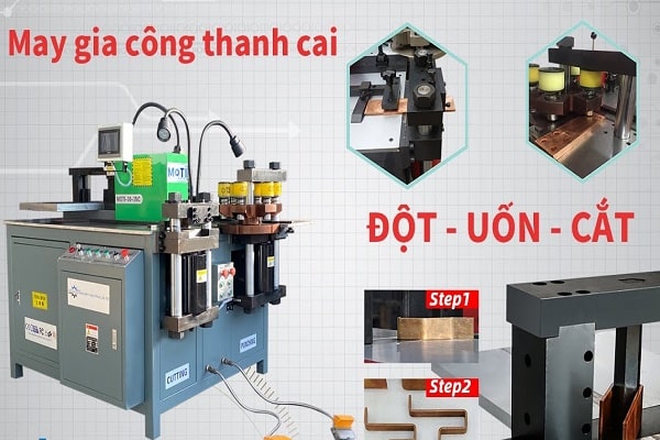 Máy gia công thanh cái đa năng