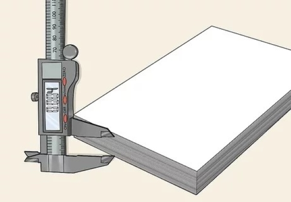 Bạn có thể dùng thước kẹp điện tử để đo độ dày của giấy