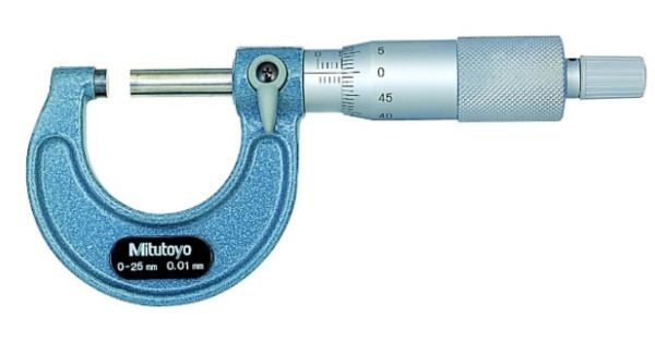Thước panme đo ngoài cơ khí Mitutoyo 103-137 dải 0-25mm