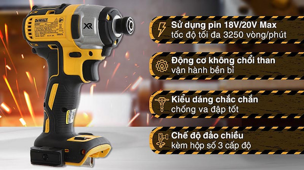 Máy bắt vít dùng pin Dewalt DCF887N-KR 18V (Solo)