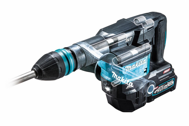 Makita HM001GZ là dòng máy đục bê tông Makita sử dụng động cơ không chổi than