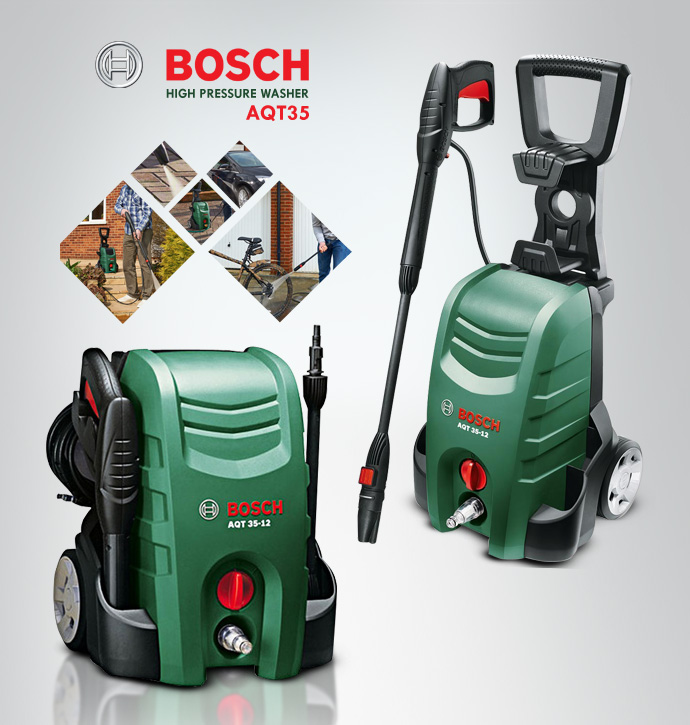 Máy rửa xe thương hiệu Bosch đến từ Đức được người dùng vô cùng yêu thích