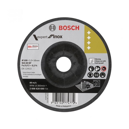 Đá mài linh hoạt Inox Bosch từ 100mm đến 180mm