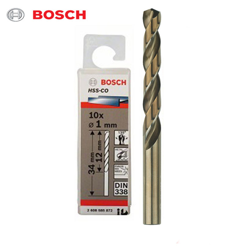 Mũi khoan Inox Bosch từ 1mm đến 13mm HSS-Co