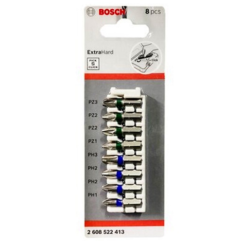 Bộ vặn vít extra hard Bosch 2608522413 8 món