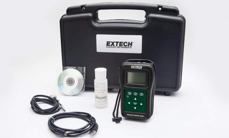 Extech TKG150 sử dụng công nghệ siêu âm giúp phân tích độ dày bền mặt của vật liệu nhanh chóng, 
