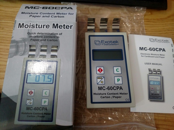 Máy đo độ ẩm giấy Exotek MC-60CPA