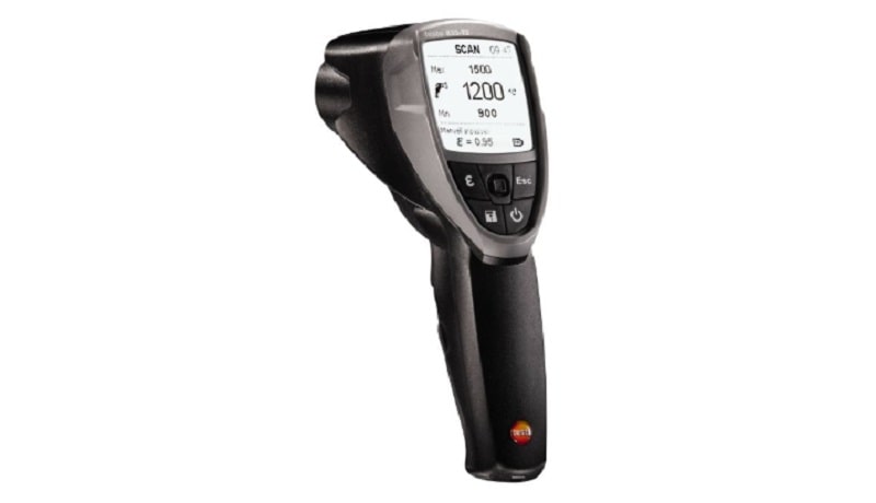 Testo 835-T2 cho phép bạn thực hiện các phép đo nhiệt đọ không tiếp xúc 